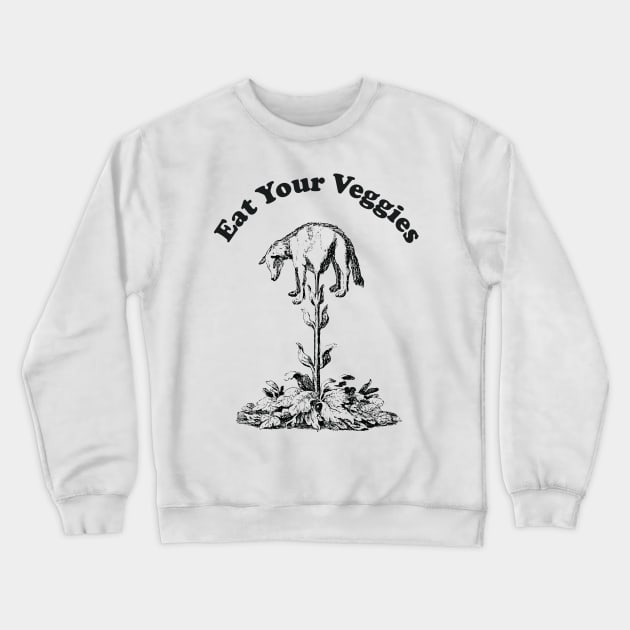 Eat Your Veggies Crewneck Sweatshirt by castlepop